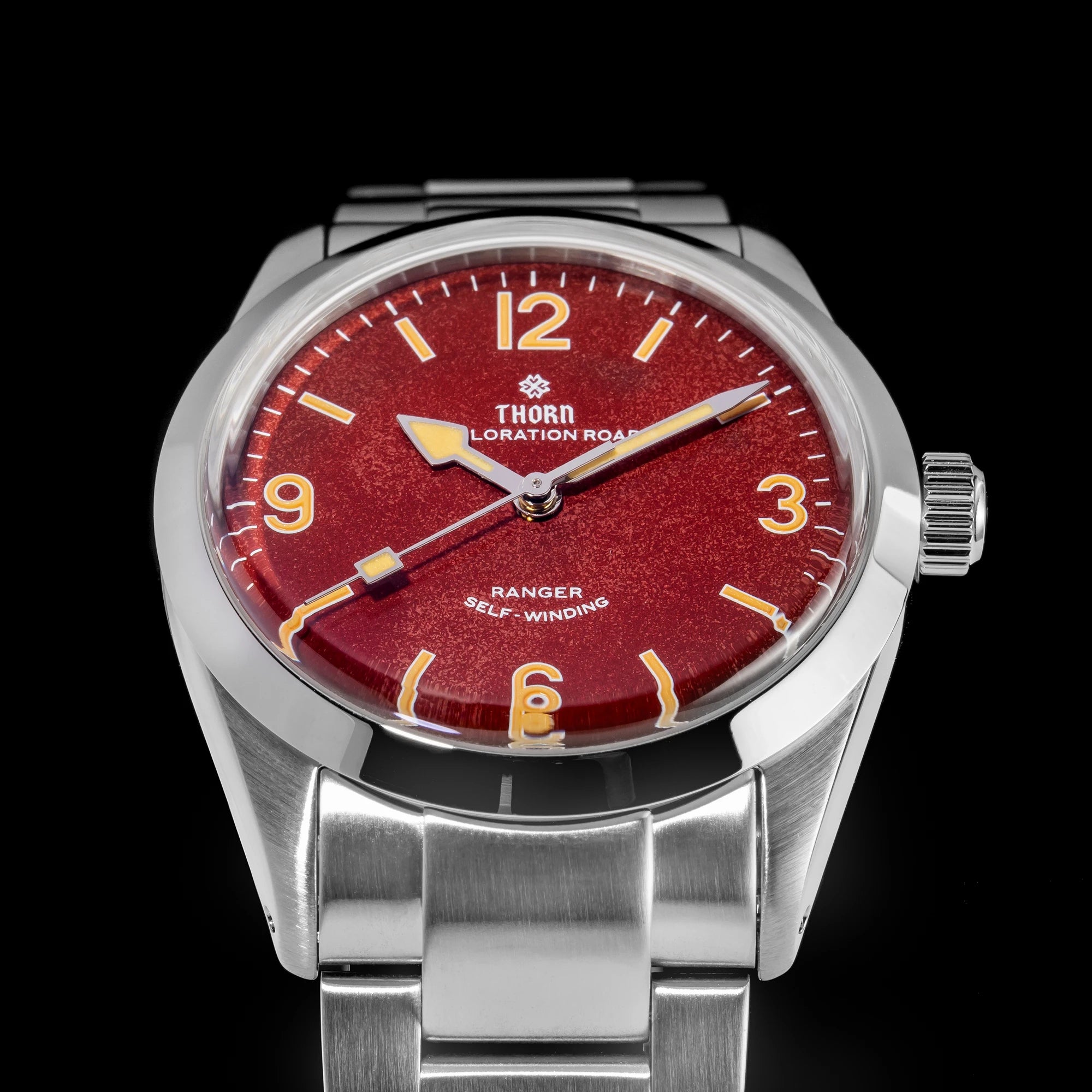 THORN 34mm Pays Tribute to Gold Retro Age Unisex Pt5000 Automatic Movement Watch