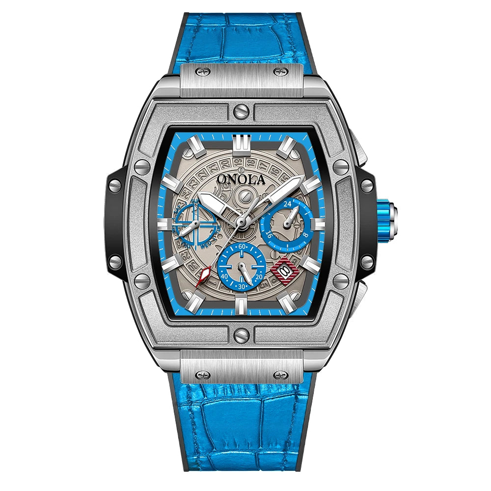 ONOLA High Quality Automatic Men's Watch Luxury Full Diamond Luminous Waterproof