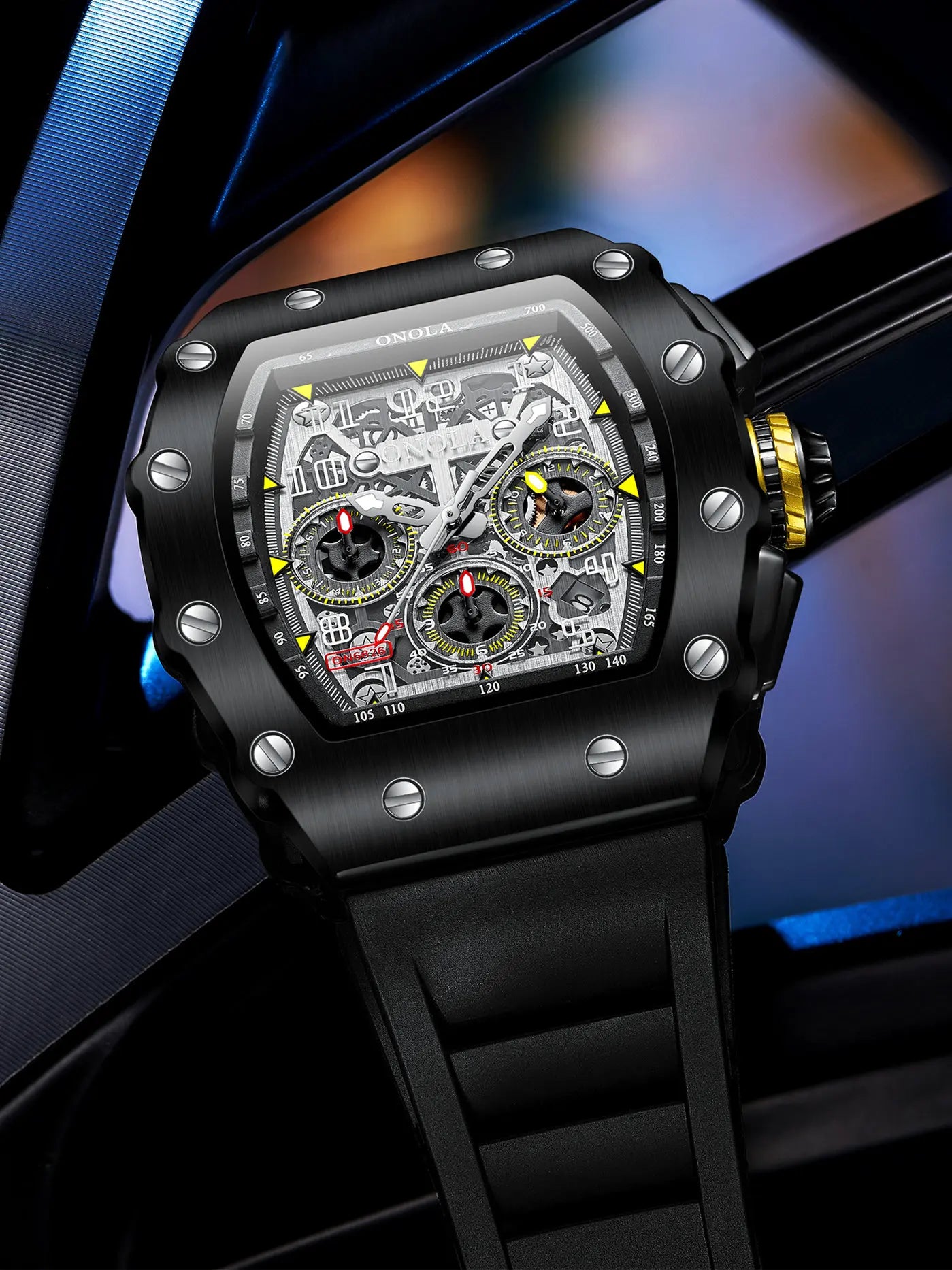 ONOLA 6826 Watches for Men Onola 2025 Top Selling Model Colorful Watches for Men Best Brand Watches Quartz Waterproof