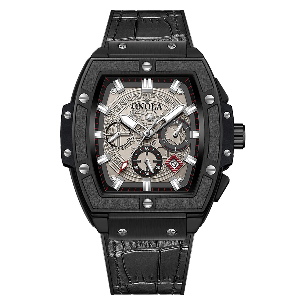 ONOLA High Quality Automatic Men's Watch Luxury Full Diamond Luminous Waterproof