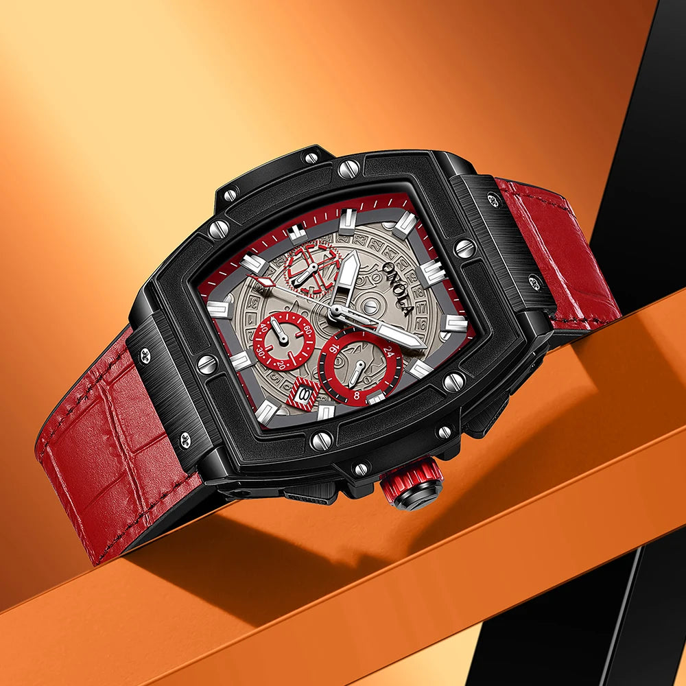 ONOLA High Quality Automatic Men's Watch Luxury Full Diamond Luminous Waterproof