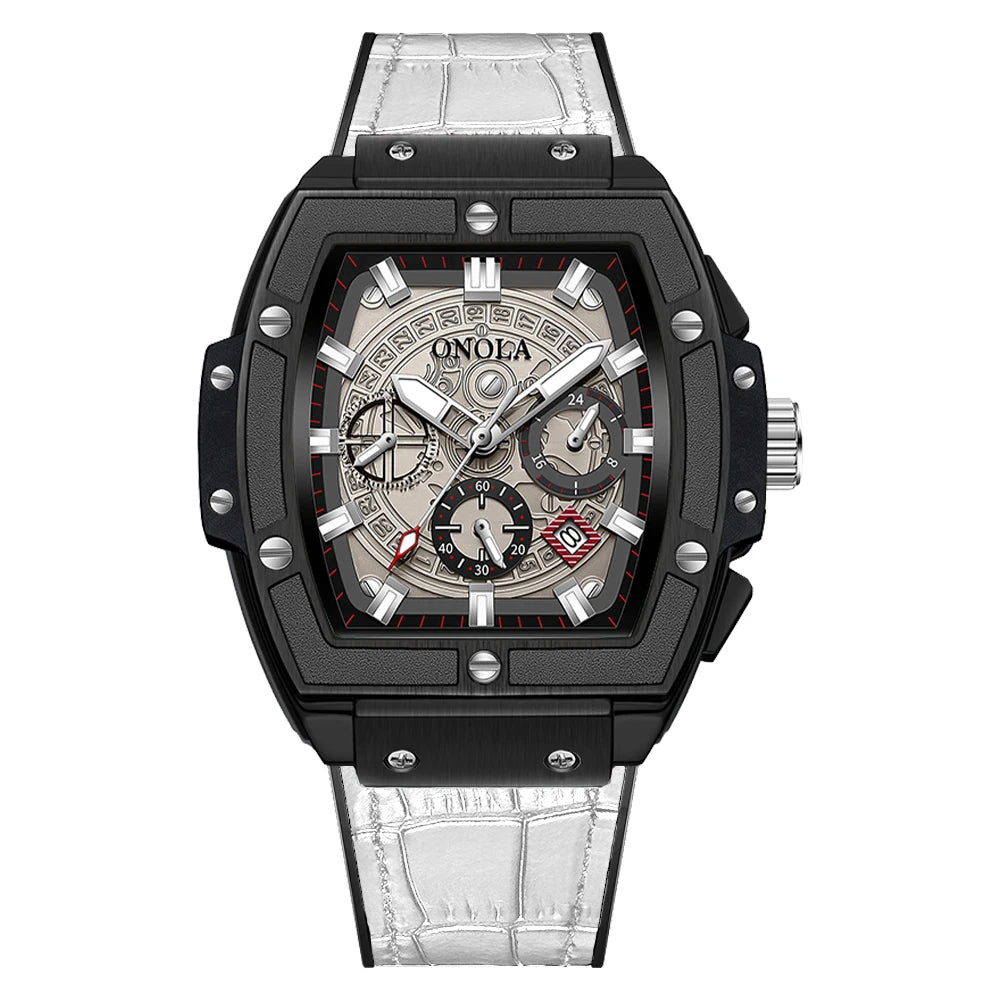 ONOLA High Quality Automatic Men's Watch Luxury Full Diamond Luminous Waterproof