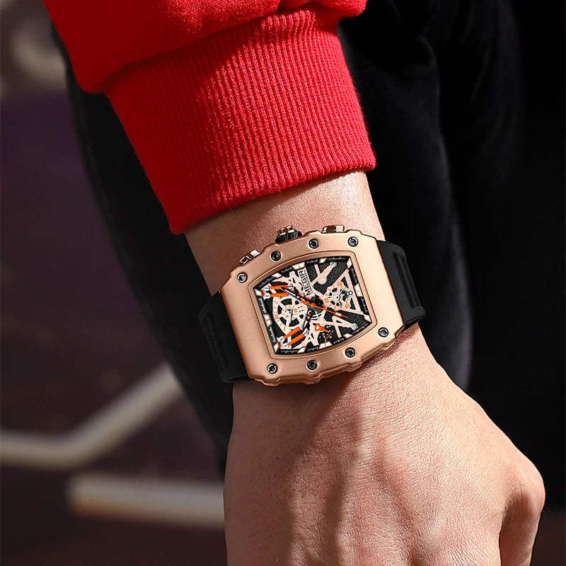 Montre Homme Megir 2218 Original Brand Luxury Men Wrist Watches New Chronograph Quartz Watch for Man