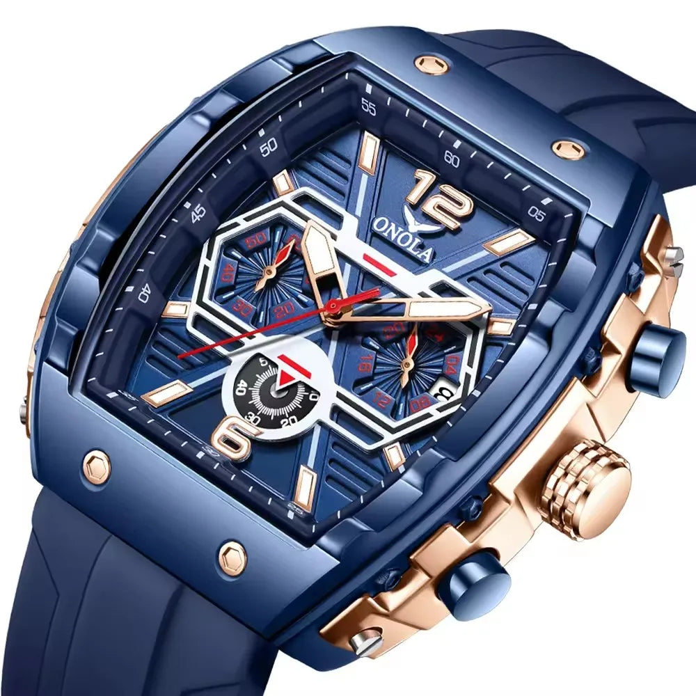 ONOLA 6852 Fashion Casual Quartz Watches Date Luxury Classic Man Watches Luminous Waterproof Male Clock Reloj Hombre Wristwatch