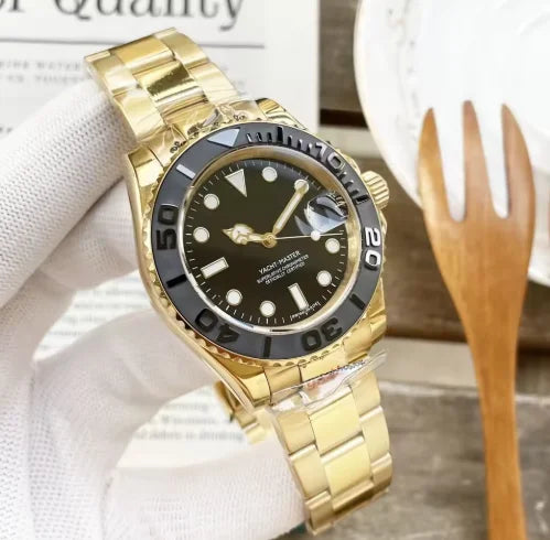 Best Quality  Luxury Watch   Bezel World Clock 904L Steel 3285 Automatic Mechanical Watch for Men