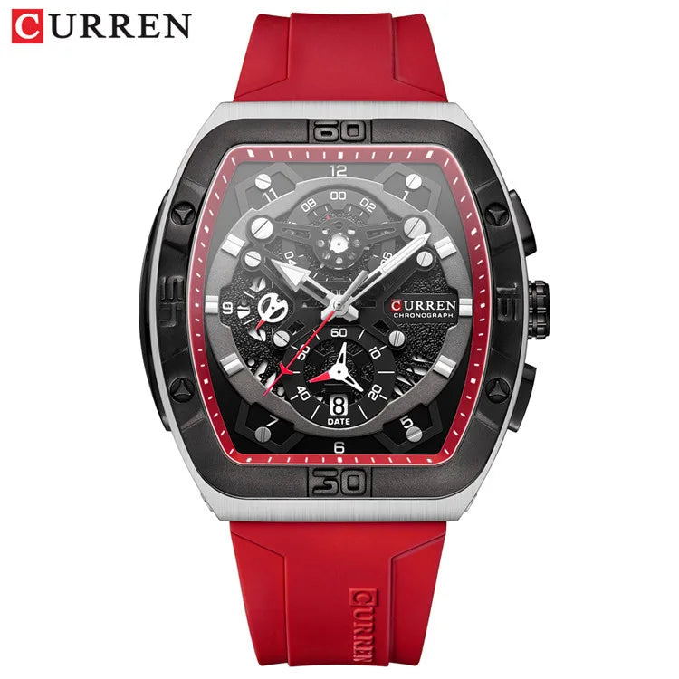 CURREN 8443 Men's Watches  Brand Waterproof Sport Wrist Watch Chronograph Quartz Watches Relogio Masculino