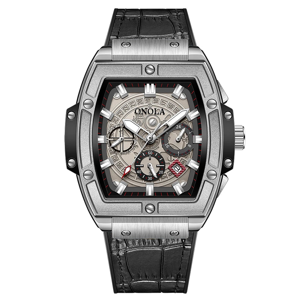 ONOLA High Quality Automatic Men's Watch Luxury Full Diamond Luminous Waterproof