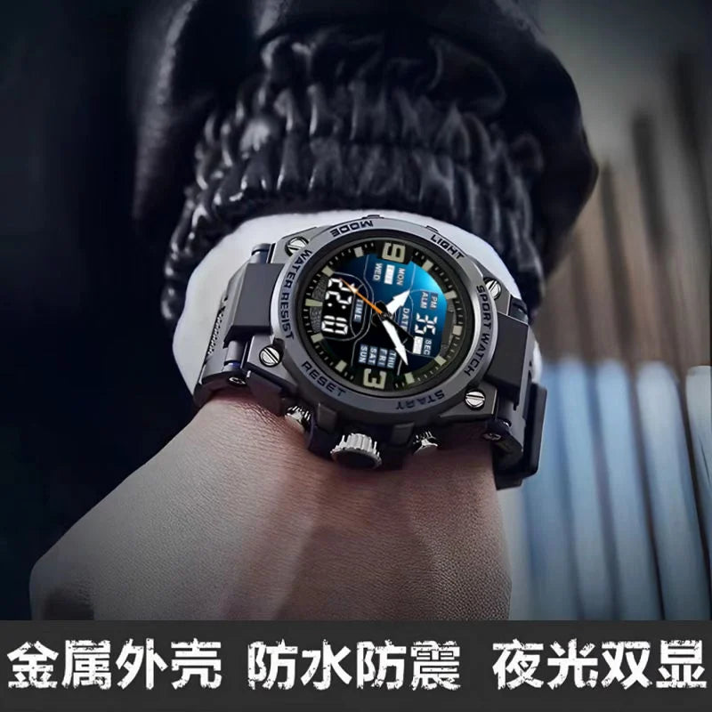 Digital Men Military Watch 50m Waterproof Wristwatch LED Quartz Clock Sport Watch Male Big Watches Men Relogios Masculino