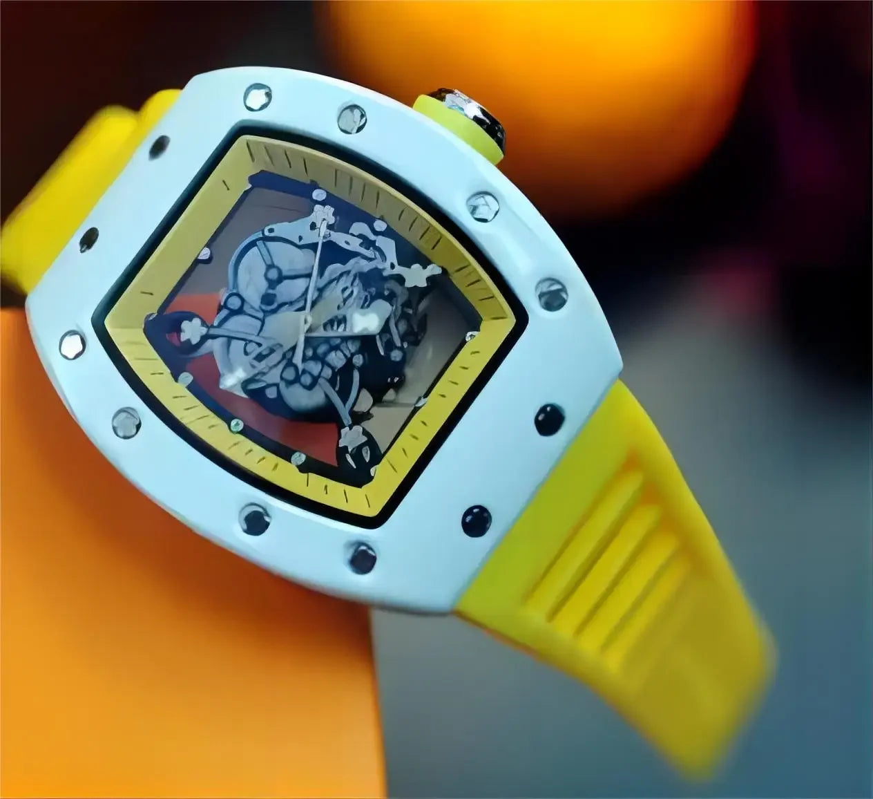 Luxury Quartz Men’s Wristwatch 2025 New Fashion Trend Automatic Waterproof Male Watch Luminous Transparent Watches