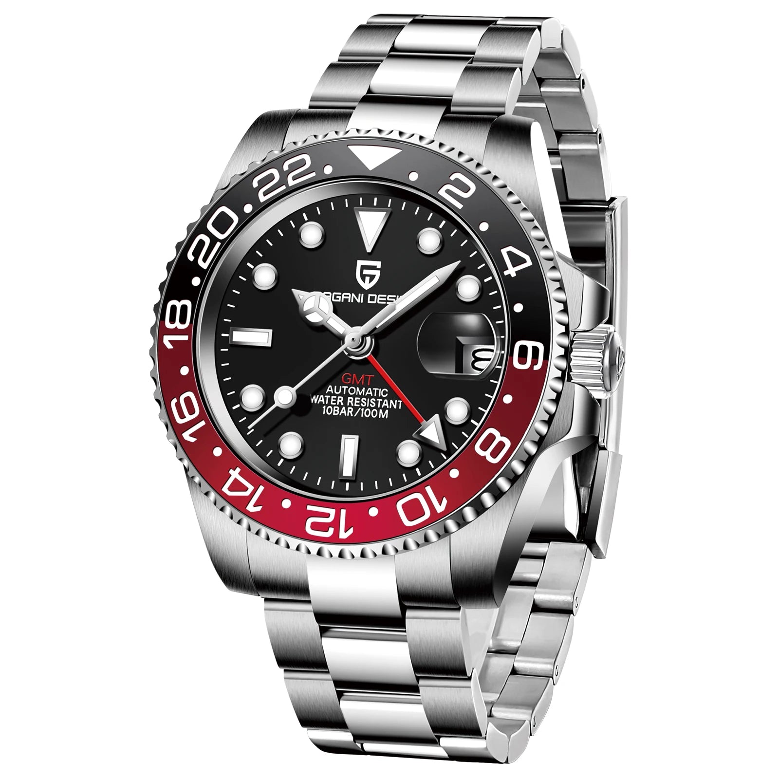 2025 PAGANI DESIGN New PD-1662 V5 Men Mechanical Watches Luxury Ceramic Bezel Automatic Watch 100M Waterproof GMT Watch for Men