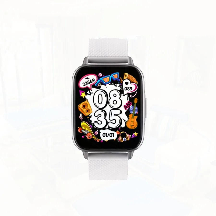 New FW02 Smart Watch Couple NFC Offline Payment Bluetooth Calling Voice Assistant Real Blood Oxygen